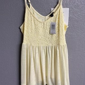 Torrid Yellow Lace Babydoll Size 0